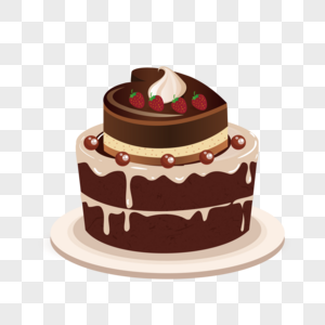 巧克力蛋糕装饰素材图案图片