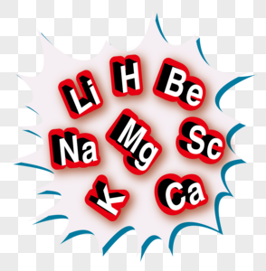 元素周期表化学周期表高清图片