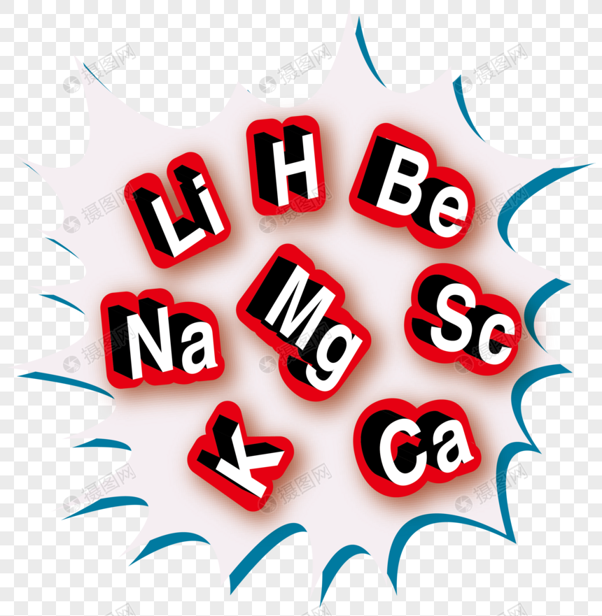 元素周期表元素素材下载 正版素材 摄图网