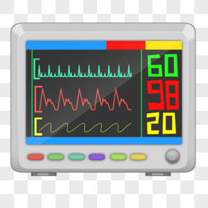 心电监护仪卡通心电监护仪高清图片