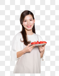 女性做饭图片