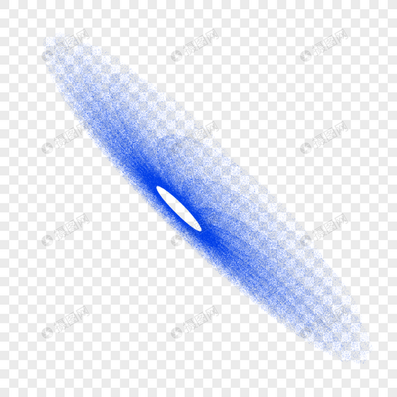 蓝色银河光效图片