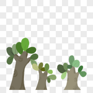 小树绿植图片