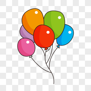 漂浮氢气球图片