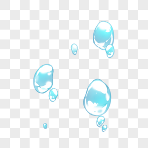 水里的泡泡图片