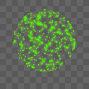 绿色光效图片