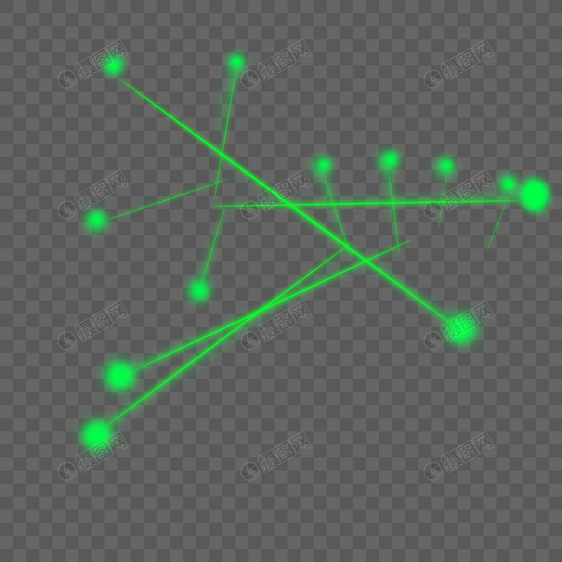 绿色科技光效图片