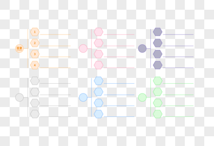 示意图元素树状结构图高清图片