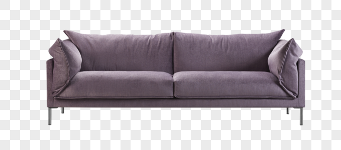 高档紫色沙发图片