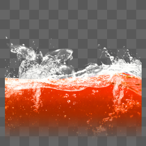 红色水元素图片