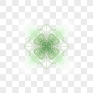 绿色荧光花纹图片