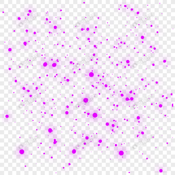 紫色颗粒光效图片