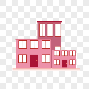 粉色小房子图片