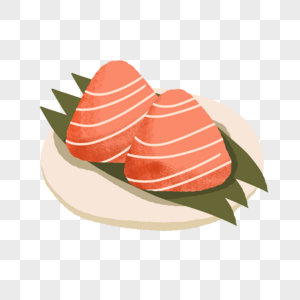 日本料理生鱼片寿司图片