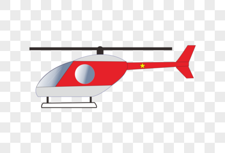 卡通直升机直升机矢量图高清图片