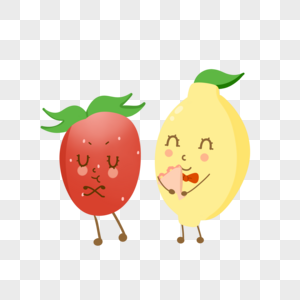 可爱水果小表情图片