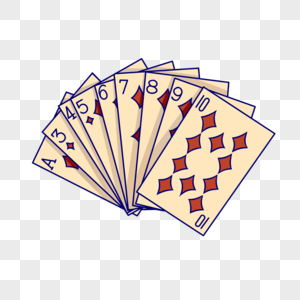扑克牌纹扑克牌素材高清图片