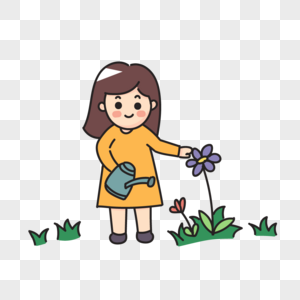 呵护花草图片
