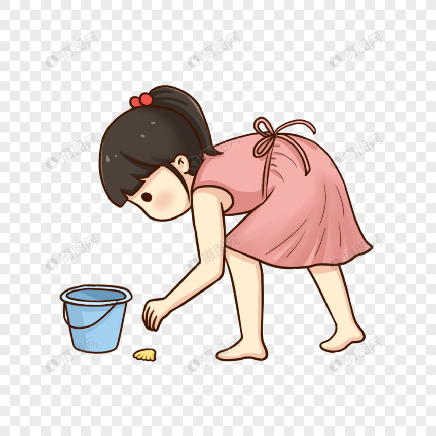 捡贝壳的小孩