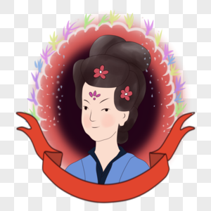 古代村姑素材图片