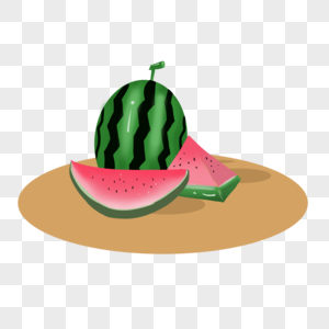切卡的西瓜绿色切比卡高清图片