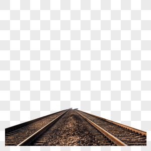 空旷的铁路电力高清图片素材