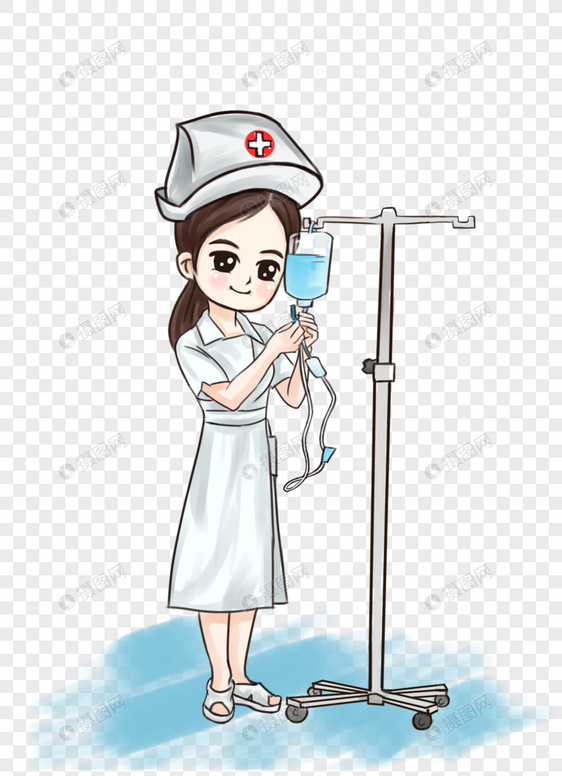 工作中的护士图片