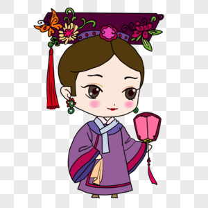 清宫太后图片素材