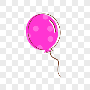 粉色线条气球图片