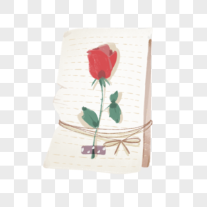 520复古玫瑰书信图片