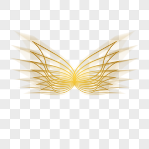 金色光效翅膀图片