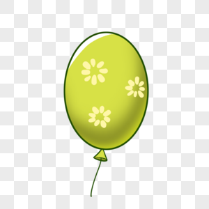 有设计感的浅绿色气球图片