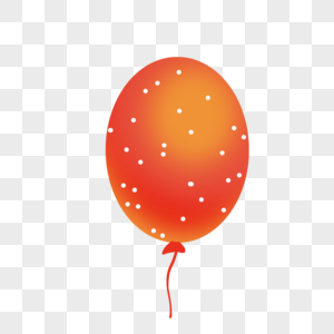 有设计感的橘色气球图片