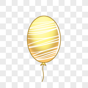 好看的浅黄色气球图片
