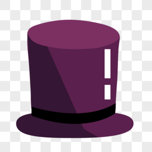 紫色礼帽父亲节装饰图片