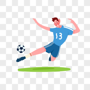 踢足球草地运动素材高清图片