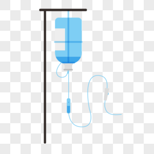 吊瓶吊水打吊针元素图片