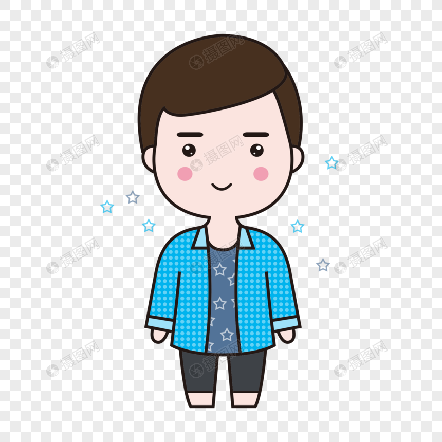 小眼睛的男生