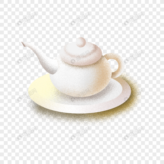 手绘茶壶茶壶图片