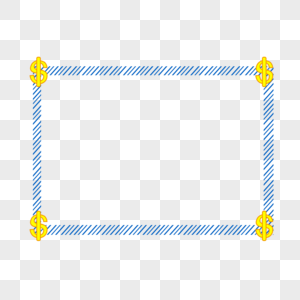 大气商务钱币边框图片