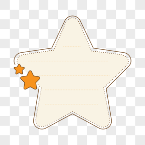 五角星彩带装饰图片