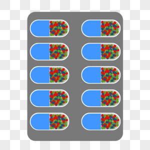 护士节药片卡通素材下载图片