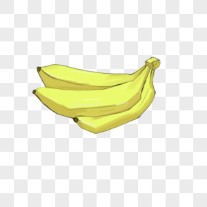 三根黄色香蕉图片