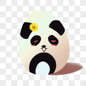 熊猫表情彩蛋图片