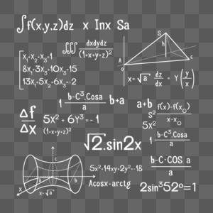 矢量数学公式图片