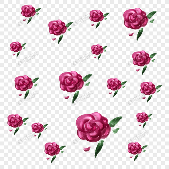 玫瑰花漂浮图片