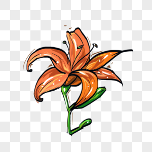 萱草ps素材图片