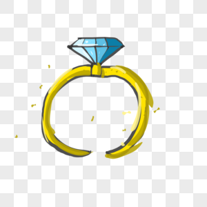 卡通戒指元素