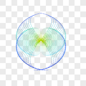 炫彩霓虹光圈图片