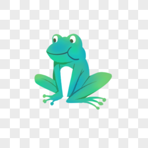 青蛙坐着的青蛙高清图片素材